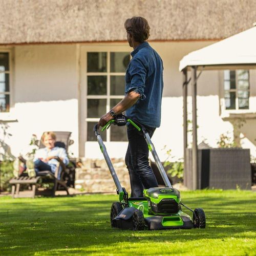 купить Газонокосилка Greenworks GD60LM46SP Lawnmower with Drive 60V 46 cm 4 Ah and universal charger в Кишинёве 