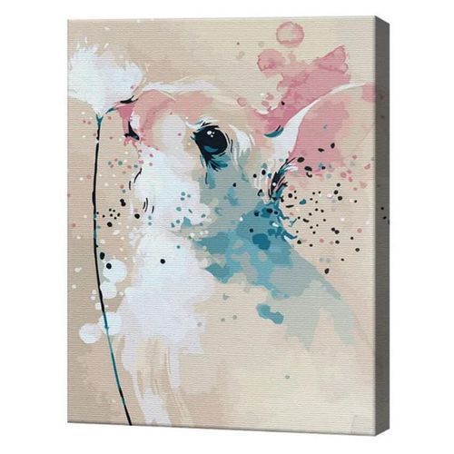 купить Картина по номерам Art Gallery EX7469 Iepuras in acuarela 30x40cm Eco в Кишинёве 