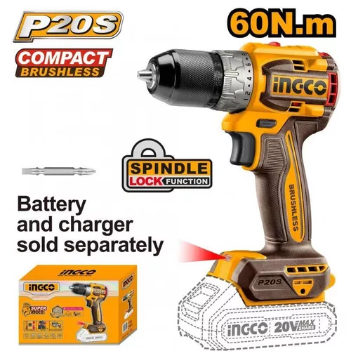 купить Шуруповёрт INGCO CDLI206021 (47731) в Кишинёве 