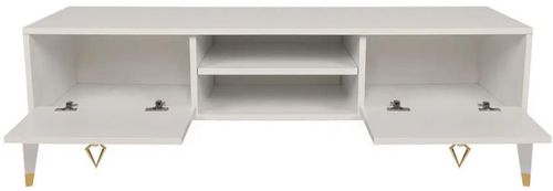 купить Тумба напольная для TV Trendy Posh Alb, 143x47x40cm (GTR000228) в Кишинёве 