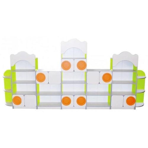 купить Шкаф для учреждений Tisam Set de mobila pentru copii Lime+Crem (4639) в Кишинёве 