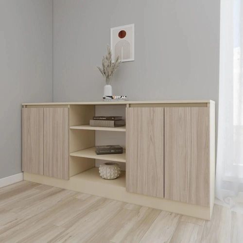 купить Комод Smartex (16311) Т5 180cm Ivory+Stejar Deschis в Кишинёве 
