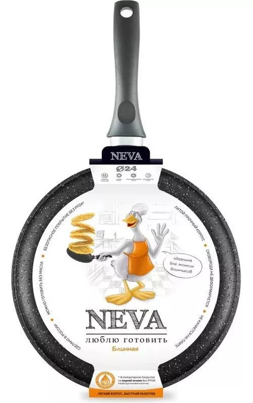 купить Сковорода Neva NV-NG6224 (24 cm "Granite"/блинная) в Кишинёве 