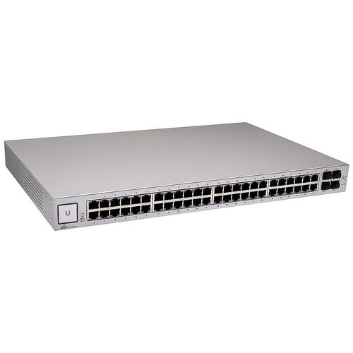 cumpără Ubiquiti UnFi Switch 48 (USW-48), 48-Port Gigabit Switch with SFP Managed Layer 2, 4-ports SFP, 48 10/100/1000 Mbps Ethernet RJ45 Ports, 1.3" Touchscreen display, Non-Blocking Throughput: 52 Gbps, Forwarding rate: 77.376 Mbps, Rackmountable în Chișinău 