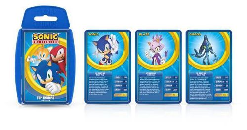 cumpără Joc educativ de masă Winning Moves WM02859-EN1-6 Top Trumps Sonic (en) în Chișinău 