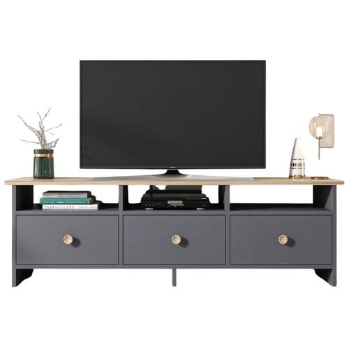 купить Тумба напольная для TV Trendy Oslo, Antracit в Кишинёве 