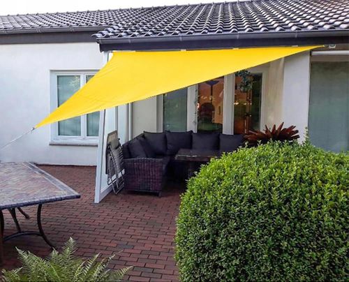 cumpără Umbră pentru grădină Jumi OM-631465 Pinza de umbra triunghiulara (galben) 3.6x3.6x3.6m în Chișinău 