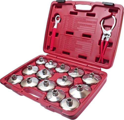 купить Набор ручных инструментов JTC JTC-4666 набор съемников масляных фильтров 16 предмета, сталь в Кишинёве 