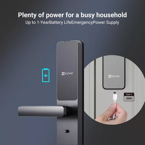 cumpără Lacat inteligent EZVIZ CS-DL05-R201-WBCP-GR Smart Fingerprint Lock în Chișinău 