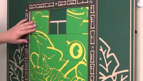 купить Комплектующий элемент для детской площадки PlayPark 4545 Интерактивная доска Пазл Лягушка в Кишинёве 