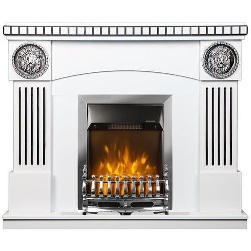 купить Камин электрический ArtFlame Prometeu & Galileo silver, 1050x1200x330 mm, Alb в Кишинёве 