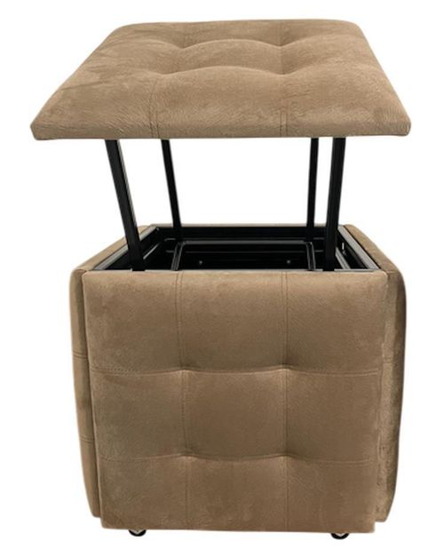 купить Пуф Nex Home Cub Transformer 5 scaune in 1 N2, Maro Deschis в Кишинёве 