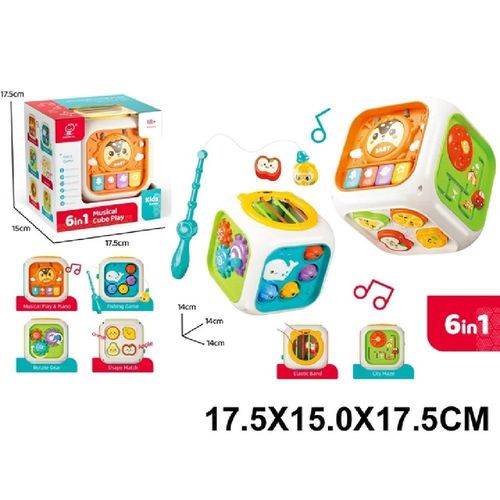 cumpără Tablă dezvoltare Richi (89540) Cub interactiv cu sunete si lumini în Chișinău 