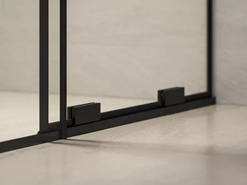 купить Перегородка для душевой кабины Ravak Shower door Roll 100x195 Black transparent RODP2-100 (X08VA0300Z1) в Кишинёве 