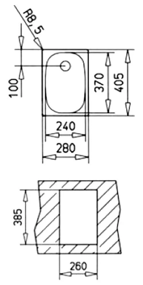 купить Мойка кухонная Teka Universal E/280.405 1B в Кишинёве 