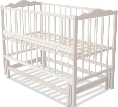 купить Кроватка Kuzya Anghelina2 pe balansoar (ivory) в Кишинёве 