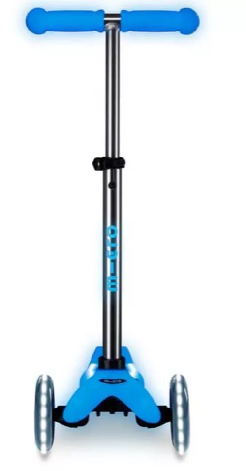 cumpără Trotinetă Micro MMD211 Mini Deluxe Glow LED Plus Artic Blue în Chișinău 