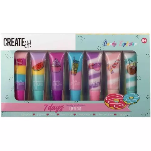 купить Набор для творчества Create it! 84810 Set 7 luciuri de buze candy в Кишинёве 
