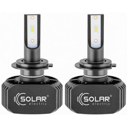 купить Автомобильная лампа Solar H7 12/24V 6000K 5000Lm 40W CSP1860 2шт в Кишинёве 