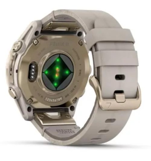 купить Смарт часы Garmin Fenix 8 – 43 mm, Sapphire, Soft Gold Stainless Steel with Fog Gray Leather Band, Fog Gray (010-02903-40) в Кишинёве 