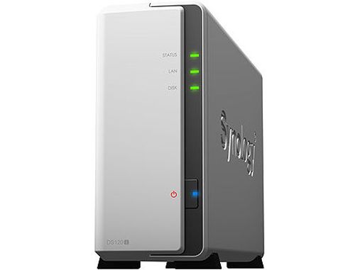 cumpără Synology DiskStation DS120j, 1-bay NAS Server for SOHO, CPU DualCore 800MHz, 512MB DDR3, 1 x 3.5" or 2.5" SATA3, 2xUSB 2.0, Gigabit LAN (retelistica NAS pentru HDD/сетевой дисковый накопитель для HDD) în Chișinău 