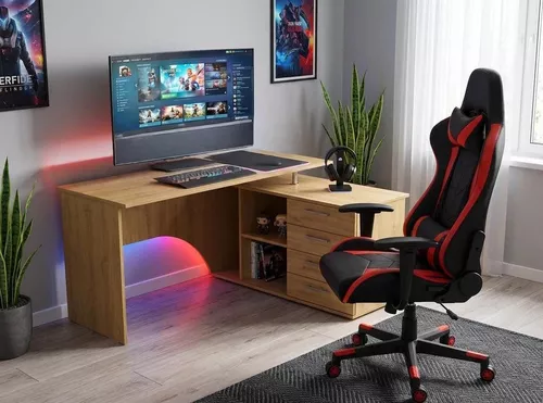 cumpără Fotoliu de birou Fabrik Home Game Black, Красный în Chișinău 