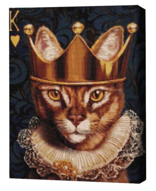 купить Картина по номерам BrushMe DBS1216FC Mozaic cu diamante 40x50сm (fără cutie) Regele inimilor, Lucia Heffernan в Кишинёве 