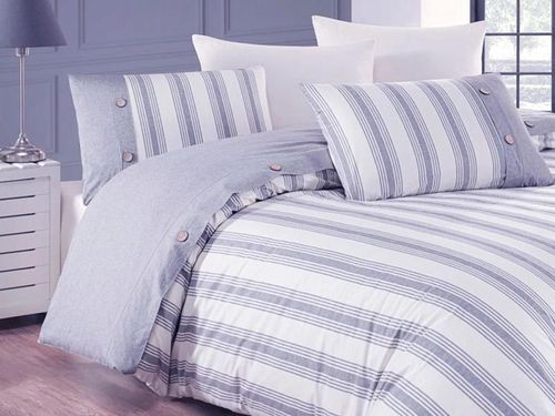 cumpără Textile de casă Promstore 53378.2 Lenjerie de pat Euro 2 NH Asya Blue, in în Chișinău 