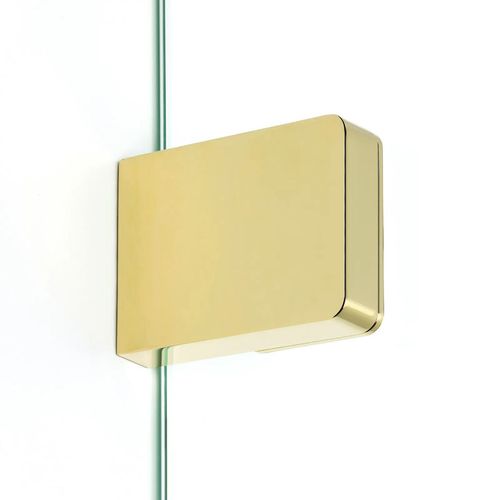 купить Душевая кабина New Trendy Eventa Gold Shine Rectangular R 100x100x200 cm 8mm EXK-4734 в Кишинёве 