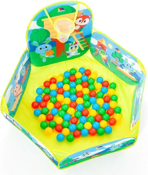 купить Игровой комплекс для детей Molto 23733 Сухой бассейн складной + 25 шариков в Кишинёве 
