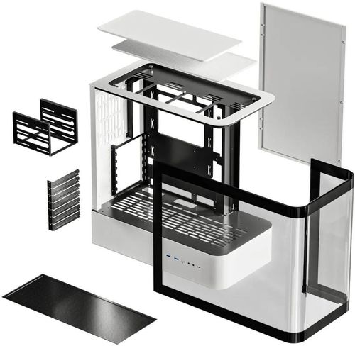 купить Корпус для ПК darkFlash HM1, White в Кишинёве 