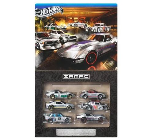 cumpără Mașină Hot Wheels JLB26 Set de 6 mașini Silver Zamac în Chișinău 