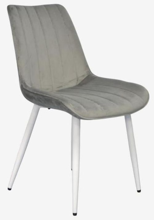 купить Комплект стол и стулья Evelin di Costacurta стол DT-402-5Wh + 4 стула YTC-055Wh, BLU-13 Light grey в Кишинёве 