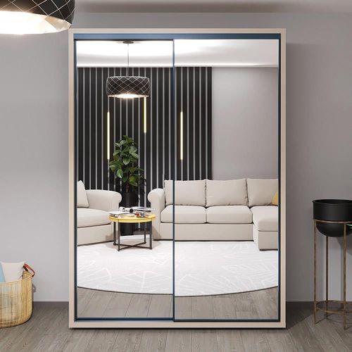 cumpără Dulap Bayro Parma 1600x2250x600 серый камень, купе în Chișinău 