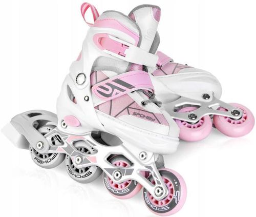 купить Роликовые коньки Spokey 926998 Tony White/Pink 34-37 в Кишинёве 