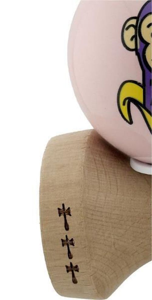 купить Активная игра Essa 164575 Kendama Super Sticky X Original, 7.5x6x18cm, Maimuță, roz в Кишинёве 