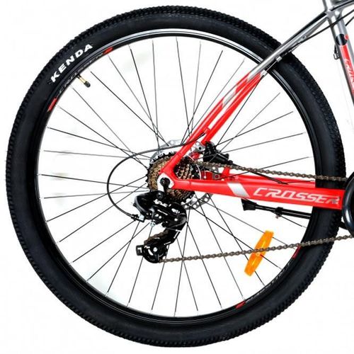 cumpără Bicicletă Crosser QUICK 29" 19 21S Shimano+Logan Hidraulic Grey/Red în Chișinău 