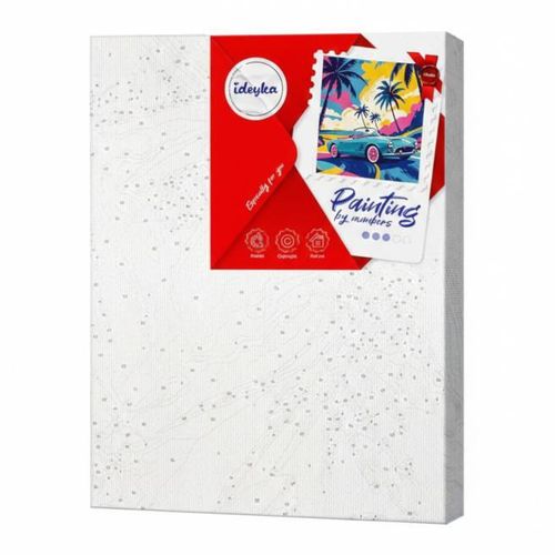 cumpără Tablou pe numere Ideyka KHO2776 30x40cm Eco, Drive neon în Chișinău 