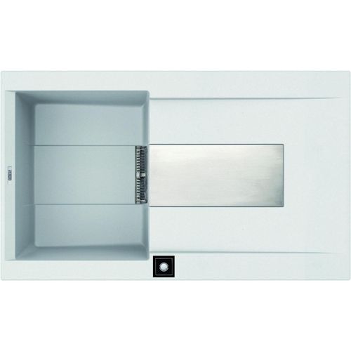 cumpără Chiuvetă bucătărie Elleci SIREX 400 (860x515 mm) 96 white în Chișinău 