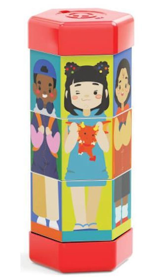 купить Головоломка Quercetti 2583 Tubo' Mix&Match Characters в Кишинёве 