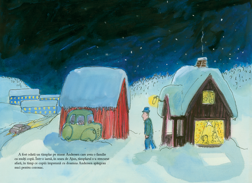 купить Tâmplarul Andersen și Moș Crăciun - Alf Prøysen, ilustrații de Hans Normann Dahl в Кишинёве 