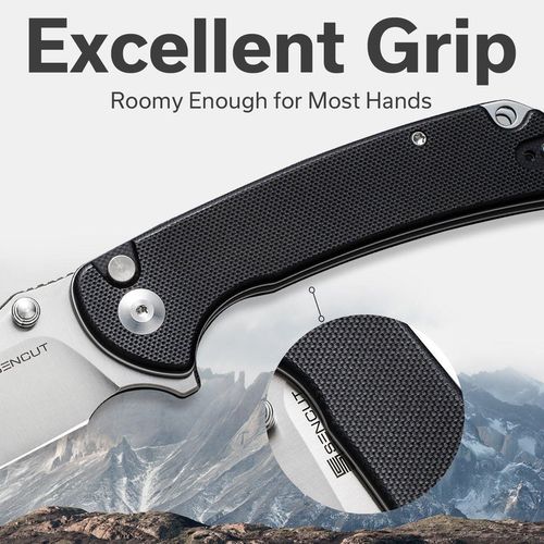 купить Нож походный Sencut S23032-1 Pulsewave, G10, Button Lock в Кишинёве 