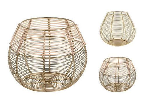 cumpără Lumânare Holland 48277 Gold Подсвечник металлический D23cm H20cm în Chișinău 