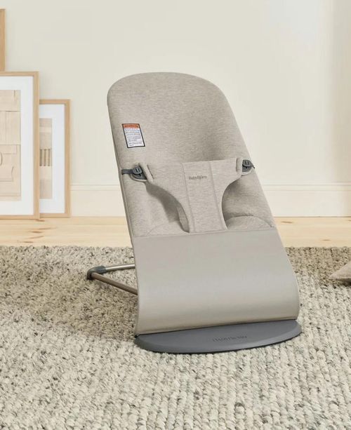 cumpără Leagăn pentru bebeluși BabyBjorn 006080A Bliss 3D jersey, Sand Grey în Chișinău 