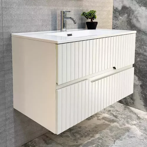 cumpără Dulap pentru lavoar Bayro suspendat Santos Allegro 600 Alb Mat în Chișinău 