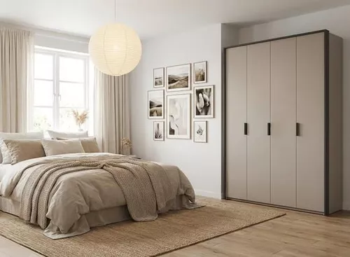 cumpără Dulap Fabrik Home Marshal Корп - Белый/Фас - Кашемир în Chișinău 
