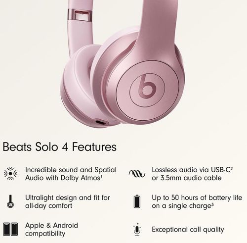 cumpără Căști fără fir Beats Solo 4, Metalic Pink în Chișinău 