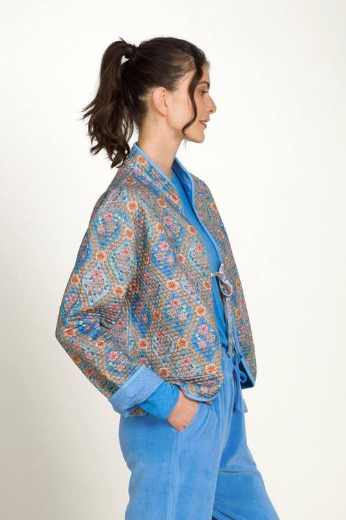 купить Домашний текстиль Pip Studio 51.515.183 Nova Jacket Ornamento Blue S Blue в Кишинёве 