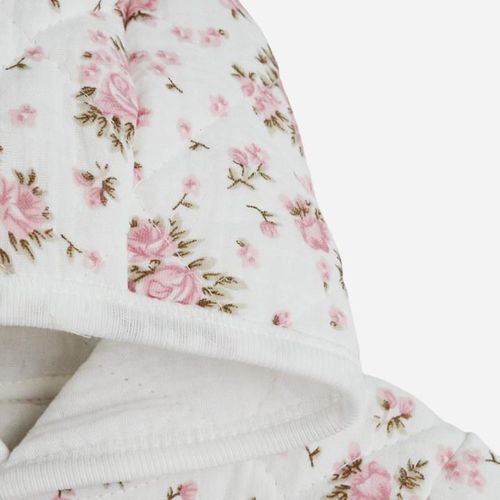 купить Детская одежда Minikin 241901762 Muslin Комбинезон с капюшоном цветы 1-3 мес (62 см) в Кишинёве 