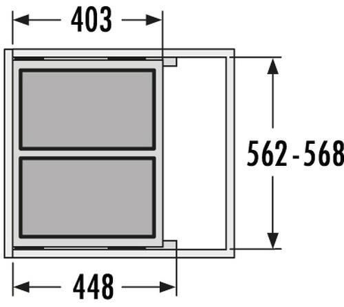 cumpără Coș de gunoi Hailo 3610621 AS Euro Cargo S 600 în Chișinău 